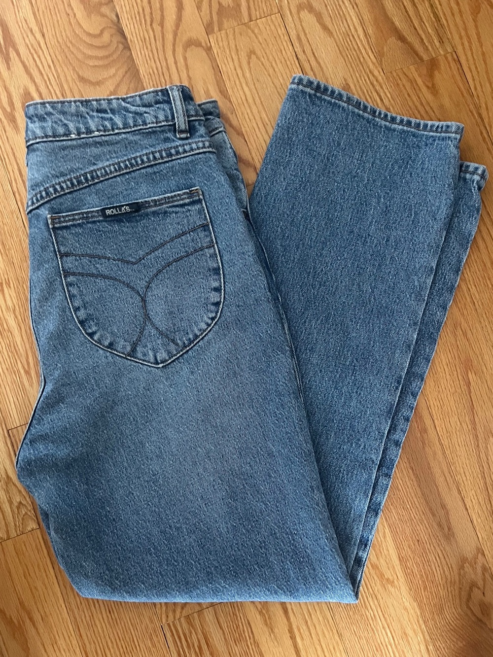 Rolla's Original High Rise Straight Blue Jean